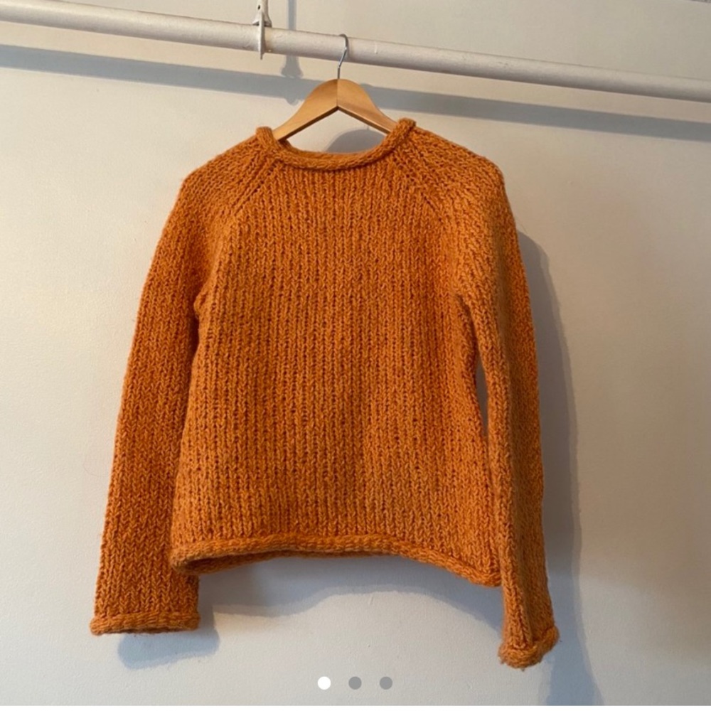 Orange sweater